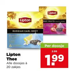 PLUS Lipton Thee aanbieding