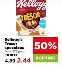 PLUS Kellogg's Tresor speculoos aanbieding
