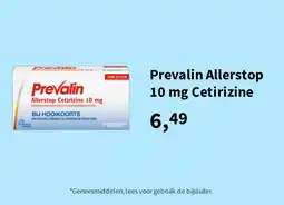 Plein.nl Prevalin allerstop 10 mg cetirizine aanbieding