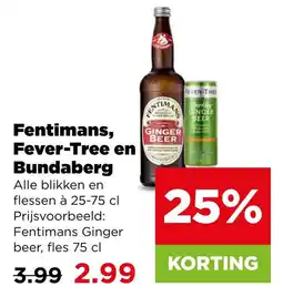 PLUS Fentimans, Fever-Tree en Bundaberg aanbieding