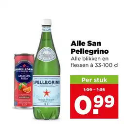 PLUS Alle San Pellegrino aanbieding