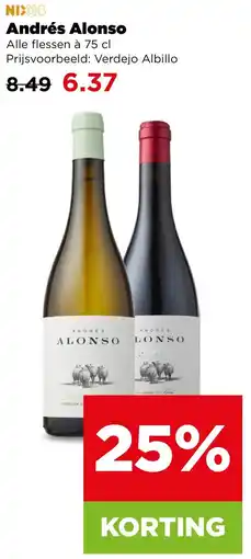 PLUS Andrés Alonso aanbieding