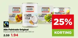 PLUS Alle Fairtrade Original aanbieding