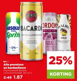 PLUS Alle premixen en hardseltzers aanbieding