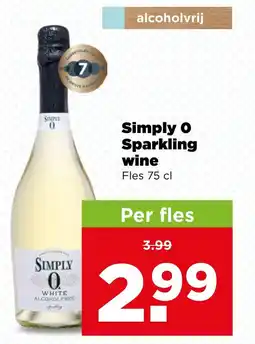 PLUS Simply O Sparkling wine aanbieding