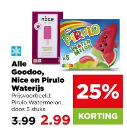 PLUS Alle Goodoo, Nice en Pirulo Waterijs aanbieding