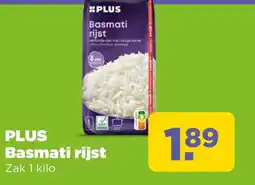 PLUS PLUS Basmati rijst aanbieding