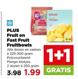 PLUS PLUS Fruit en Fast Fruit Fruitbowls aanbieding
