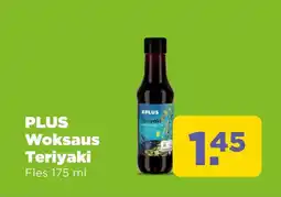 PLUS PLUS Woksaus Teriyaki aanbieding