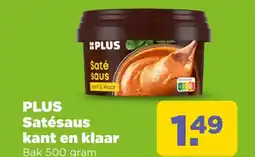 PLUS PLUS Satésaus kant en klaar aanbieding