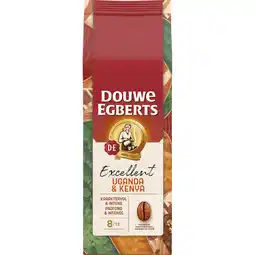 PLUS Douwe Egberts Excellent uganda & kenya koffiebonen aanbieding
