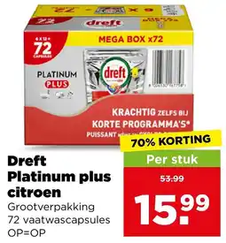 PLUS Dreft Platinum plus citroen aanbieding