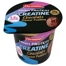 PLUS Ehrmann HP Creatine Pudding Chocolate aanbieding
