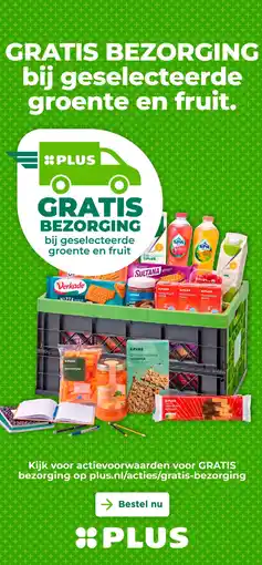 PLUS Gratis bezorging aanbieding