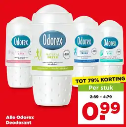 PLUS Alle Odorex Deodorant aanbieding