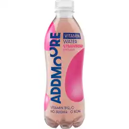 PLUS AddMoore Vitamin Water Strawberry aanbieding