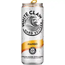 PLUS White Claw Hard Seltzer Mango aanbieding
