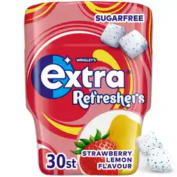 PLUS Extra Refreshers Strawberry Lemon aanbieding
