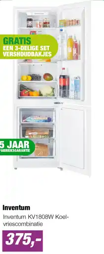 EP Inventum KV1808W Koel-vriescombinatie aanbieding
