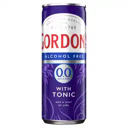 PLUS Gordon's Gin & Tonic Alcoholfree & Sugarfree aanbieding