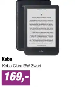 EP Kobo Clara BW Zwart aanbieding