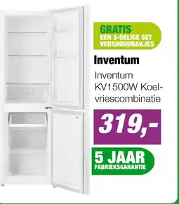 EP Inventum KV1500W Koel-vriescombinatie aanbieding