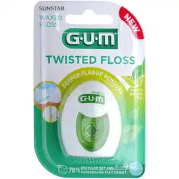 PLUS GUM Twisted Floss flossdraad aanbieding