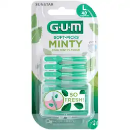 PLUS GUM Soft-Picks Minty large aanbieding