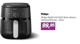 EP Philips NA221/00 2000 Serie Airfryer - Heteluchtfriteuse - Zilver aanbieding