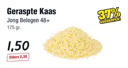 Budget Food Geraspte Kaas Jong Belegen 48+ aanbieding
