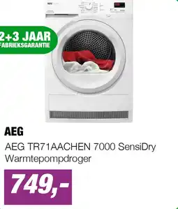 EP AEG TR71AACHEN 7000 SensiDry Warmtepompdroger aanbieding