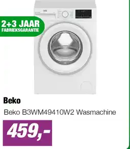EP Beko B3WM49410W2 Wasmachine aanbieding