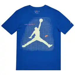 Foot Locker Jordan Jumpman Grid Blur T-shirts Kinder - Blauw - Maat 128 - 137 CM - Katoen Jersey aanbieding