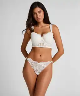 Hunkemoller Hunkemöller String Whitney Wit aanbieding