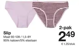 Zeeman Slip aanbieding