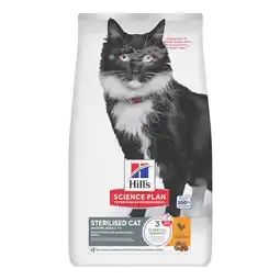 Zooplus 1.5 kg Mature Adult 7+ Sterilised Cat Kip Hill's Science Plan Kattenvoer aanbieding