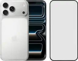 Coolblue Apple iPhone 17 Pro Max 256GB Zilver + BlueBuilt Screenprotector Glas aanbieding