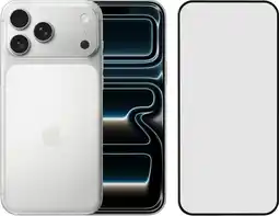 Coolblue Apple iPhone 17 Pro Max 512GB Zilver + BlueBuilt Screenprotector Glas aanbieding