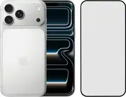 Coolblue Apple iPhone 17 Pro Max 2TB Zilver + BlueBuilt Screenprotector Glas aanbieding