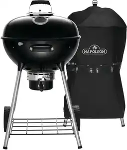 Coolblue Napoleon Premium Kettle 57 cm + Napoleon Hoes voor Premium en Pro Kettle 57 cm aanbieding