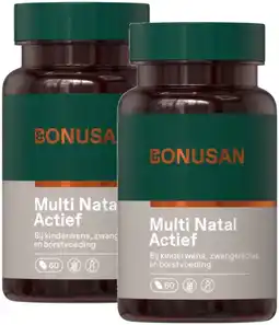 De Online Drogist Bonusan Multi Natal Actief Tabletten Duoverpakking aanbieding