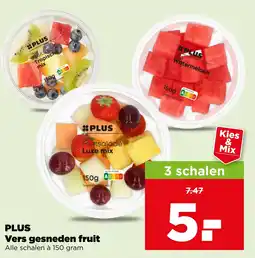 PLUS PLUS Vers gesneden fruit aanbieding