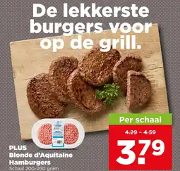PLUS PLUS Blonde d'Aquitaine Hamburgers aanbieding