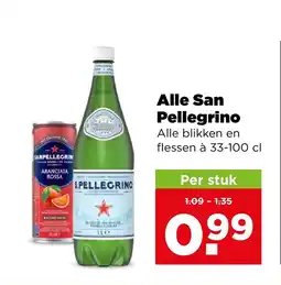 PLUS Alle San Pellegrino aanbieding