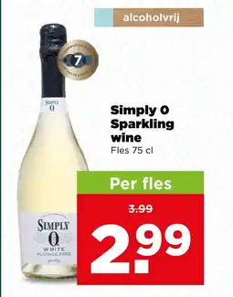 PLUS Simply O Sparkling wine aanbieding