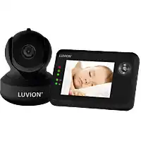 Bol.com LUVION Essential Limited Black Edition Babyfoon met camera - Babyphone - Premium Baby Monitor aanbieding