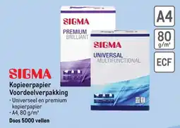 Makro Sigma Kopieerpapier aanbieding