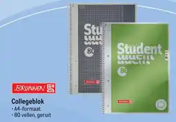 Makro Brunnen Collegeblok aanbieding