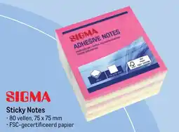 Makro Sigma Sticky Notes aanbieding