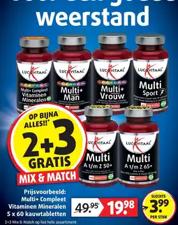Lucovitaal Lucovitaal Multi+ Compleet Vitamine Mineralen aanbieding